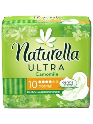 Прокладки гигиенические Naturella Camomile (ромашка) Ultra Normal с крылышками №10 фото в интернет-аптеке "Фармсервис"