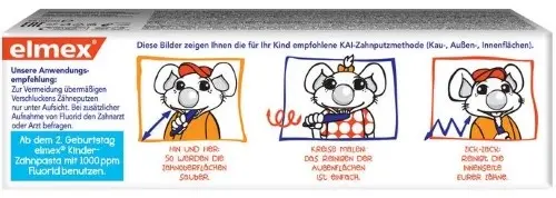 Зубная паста детская COLGATE Elmex 50мл от 0 до 2 лет (75г) фото в интернет-аптеке "Фармсервис" Зубная паста детская COLGATE Elmex 50мл от 0 до 2 лет (75г) фото в интернет-аптеке "Фармсервис"