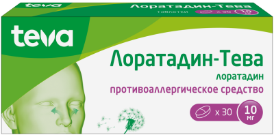 Лоратадин-Тева таблетки 10мг №30 фото в интернет-аптеке "Фармсервис" Лоратадин-Тева таблетки 10мг №30 фото в интернет-аптеке "Фармсервис"
