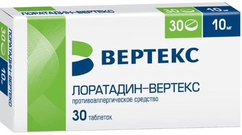 Лоратадин-ВЕРТЕКС таблетки 10мг №30 фото в интернет-аптеке "Фармсервис" Лоратадин-ВЕРТЕКС таблетки 10мг №30 фото в интернет-аптеке "Фармсервис"