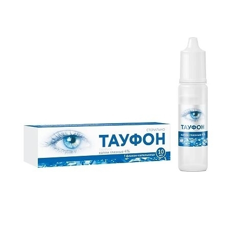 Тауфон капли глазные 4% x 10мл №1 фото в интернет-аптеке "Фармсервис" Тауфон капли глазные 4% x 10мл №1 фото в интернет-аптеке "Фармсервис"