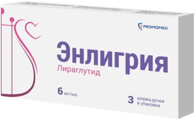 Энлигрия раствор для подкожного введения 6мг/мл x 3мл №3 фото в интернет-аптеке "Фармсервис" Энлигрия раствор для подкожного введения 6мг/мл x 3мл №3 фото в интернет-аптеке "Фармсервис"