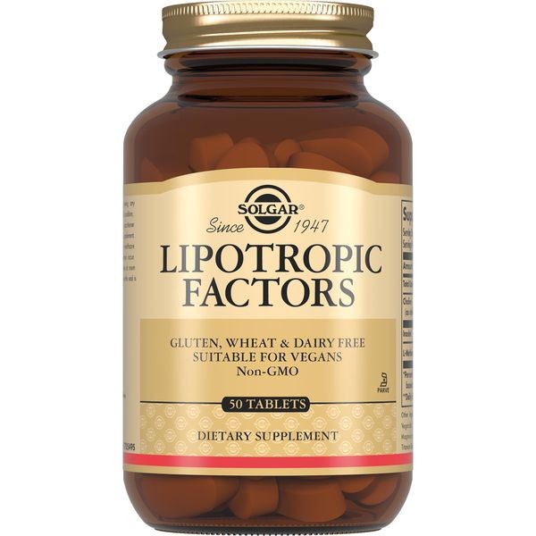 Солгар Липотропный фактор таблетки 1600мг №50 фото в интернет-аптеке "Фармсервис"