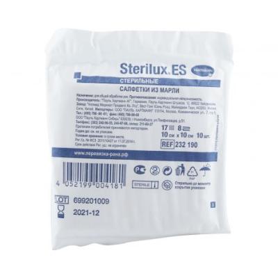 Салфетки Sterilux ES марлевые стерильные 10см х 10см №10 фото в интернет-аптеке "Фармсервис"