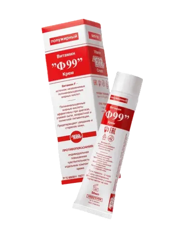 Витамин Ф99 крем полужирный 50мл  фото в интернет-аптеке "Фармсервис" Витамин Ф99 крем полужирный 50мл  фото в интернет-аптеке "Фармсервис"