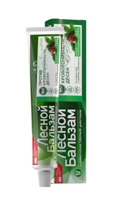 Зубная паста ЛЕСНОЙ БАЛЬЗАМ с корой дуба и пихтой при кровоточивости десен 75г фото в интернет-аптеке "Фармсервис"