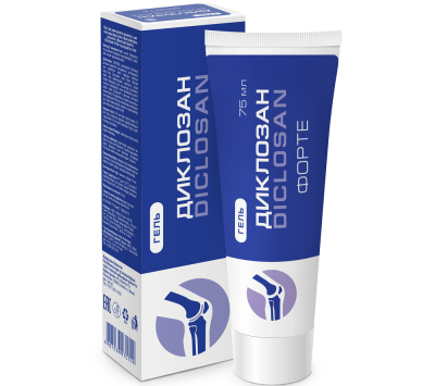 Диклозан форте гель 75г c экстрактами трав и эфирными маслами Диклозан форте гель 75г c экстрактами трав и эфирными маслами