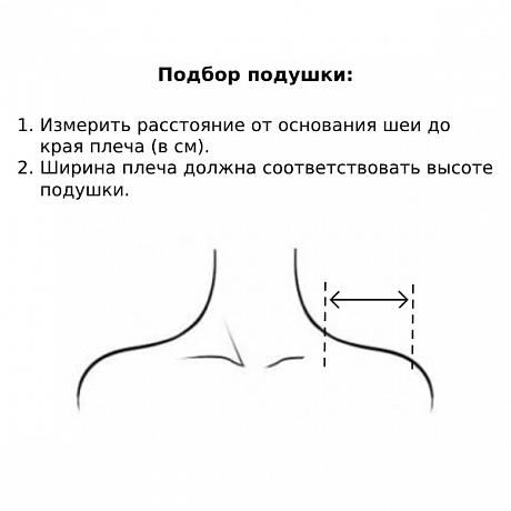Подушка ортопедическая Т.117 49х31х9/11см под голову с эффектом памяти фото в интернет-аптеке "Фармсервис"