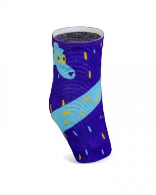 Суппорт Kinexib Kids фиксатор голеностопного сустава (фиолет., принт лама)