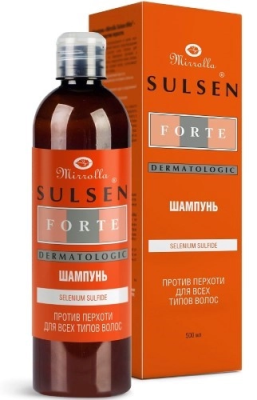 Сульсен форте шампунь сульсеновый против перхоти 2% 500мл