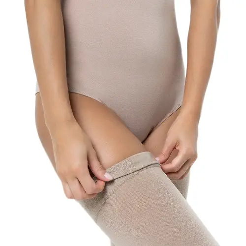 Чулки ИНТЕКС Универсал 1-класс компрессии с резинкой закрытый носок размер универсальный  фото в интернет-аптеке "Фармсервис"