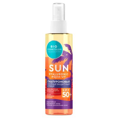 Спрей Bio cosmetolog Professional солнцезащитный Гиалуроновый SPF-50+ 190мл