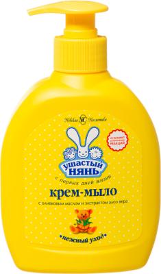 Мыло детское УШАСТЫЙ НЯНЬ крем алоэ и оливковое масло жидкое 300мл фото в интернет-аптеке "Фармсервис"
