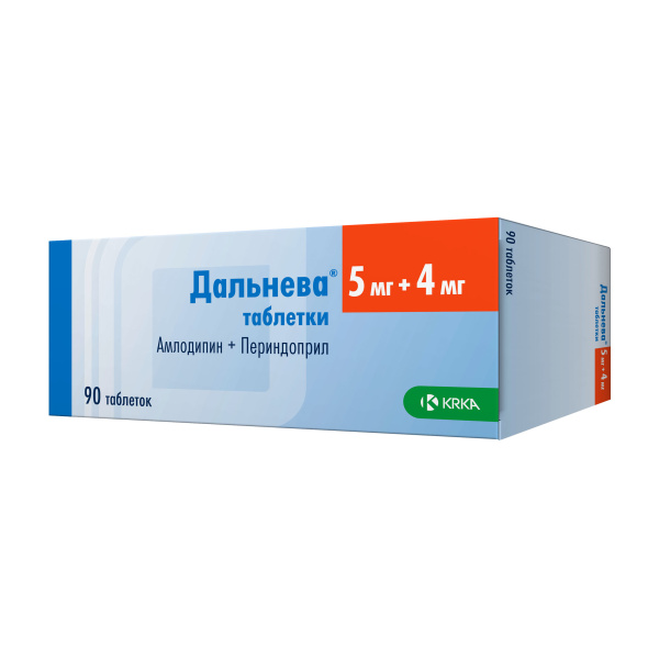 Дальнева таблетки 5мг+4мг №90 фото в интернет-аптеке "Фармсервис" Дальнева таблетки 5мг+4мг №90 фото в интернет-аптеке "Фармсервис"