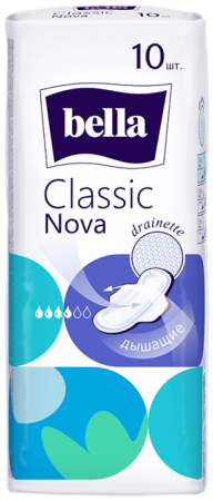 Прокладки гигиенические BELLA CLASSIC Nova №10 детальное фото в интернет-аптеке "Фармсервис"