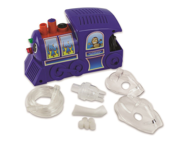 Ингалятор AMNB-502 "Паровозик Здоровья" компрессорный компактный детский фото в интернет-аптеке "Фармсервис" Ингалятор AMNB-502 "Паровозик Здоровья" компрессорный компактный детский фото в интернет-аптеке "Фармсервис"