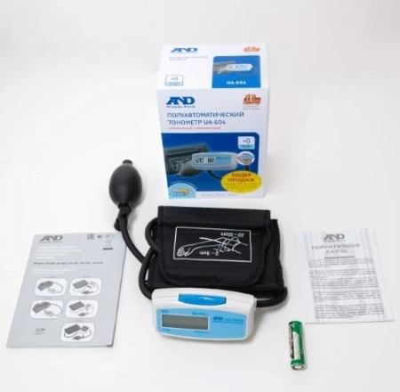 Тонометр AND UA-604 полуавтоматический детальное фото в интернет-аптеке "Фармсервис" Тонометр AND UA-604 полуавтоматический детальное фото в интернет-аптеке "Фармсервис"