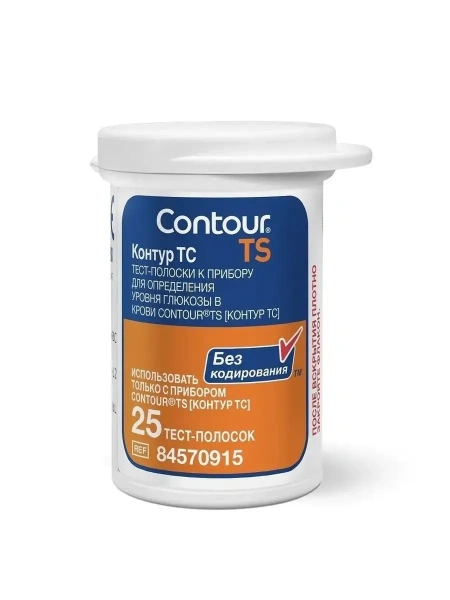 Тест-полоска Contour TS №25 фото в интернет-аптеке "Фармсервис"