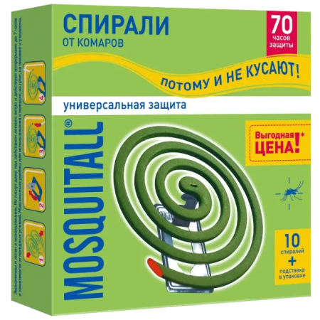 Москитол-Универсальная защита спираль №10 детальное фото в интернет-аптеке "Фармсервис"