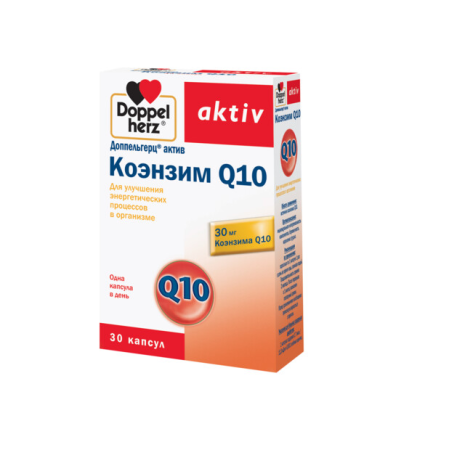 Доппельгерц Актив Коэнзим Q10 капсулы №30 детальное фото в интернет-аптеке "Фармсервис"