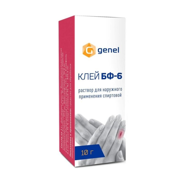 КЛЕЙ БФ-6 раствор для наружного применения, [спиртовой] 16.5мг/г x 10г №1 фото в интернет-аптеке "Фармсервис"
