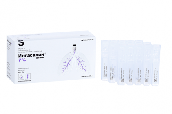 Ингасалин форте  7% 5мл №30 фото в интернет-аптеке "Фармсервис" Ингасалин форте  7% 5мл №30 фото в интернет-аптеке "Фармсервис"