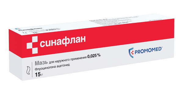 Синафлан мазь для наружного применения 0.025% x 15г №1 фото в интернет-аптеке "Фармсервис"