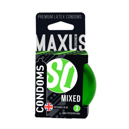 Презерватив MAXUS Mixed (набор) №3 детальное фото в интернет-аптеке "Фармсервис"