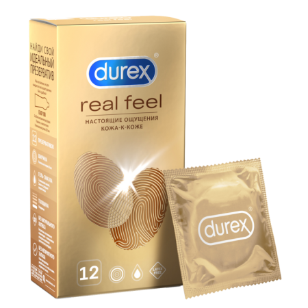 Презерватив DUREX Real Feel №12 детальное фото в интернет-аптеке "Фармсервис"