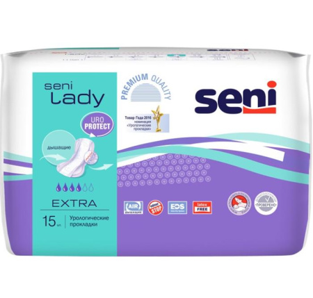 Прокладки урологические SENI LADY Extra №15 детальное фото в интернет-аптеке "Фармсервис"