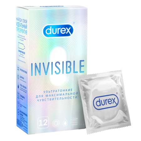 Презерватив DUREX Invisible №12 детальное фото в интернет-аптеке "Фармсервис"