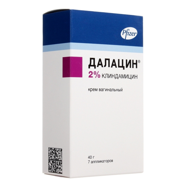 Далацин крем вагинальный 2% x 40г №1 фото в интернет-аптеке "Фармсервис"