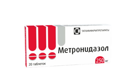 Метронидазол таблетки 250мг №20 детальное фото в интернет-аптеке "Фармсервис"