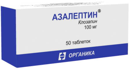 Азалептин таблетки 100мг №50 детальное фото в интернет-аптеке "Фармсервис"