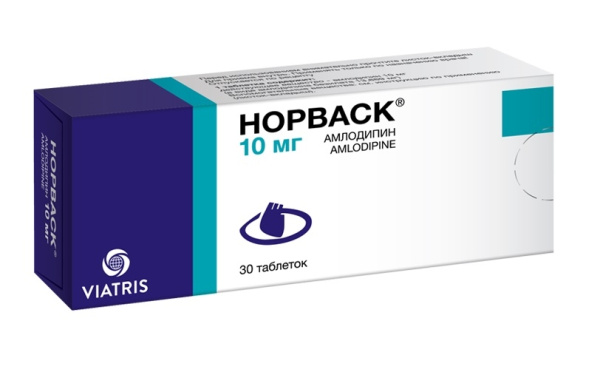 Норваск таблетки 10мг №30 фото в интернет-аптеке "Фармсервис"