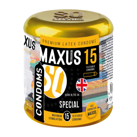 Презерватив MAXUS Special (точечно-ребристые) №15 детальное фото в интернет-аптеке "Фармсервис"