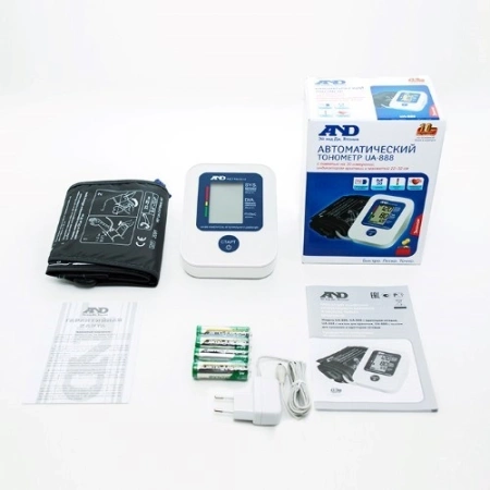 Тонометр AND UA-888EAC Эконом автоматический с адаптером детальное фото в интернет-аптеке "Фармсервис" Тонометр AND UA-888EAC Эконом автоматический с адаптером детальное фото в интернет-аптеке "Фармсервис"