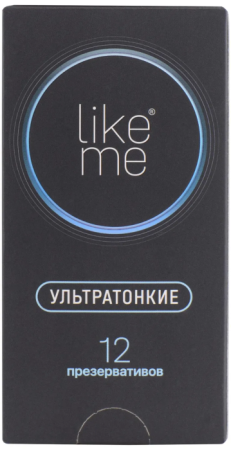 Презерватив LIKE ME №12 ультратонкие детальное фото в интернет-аптеке "Фармсервис"