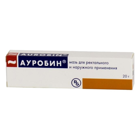 АУРОБИН мазь для местного и наружного применения 20мг/г+20мг/г+2мг/г x 20г №1 детальное фото в интернет-аптеке "Фармсервис"