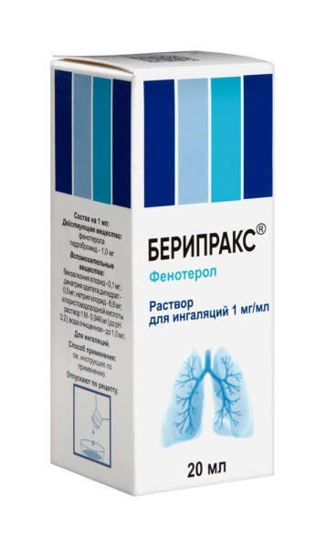 Берипракс раствор для ингаляций 1мг/мл x 20мл №1 фото в интернет-аптеке "Фармсервис"
