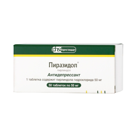 Пиразидол таблетки 50мг №50 детальное фото в интернет-аптеке "Фармсервис"