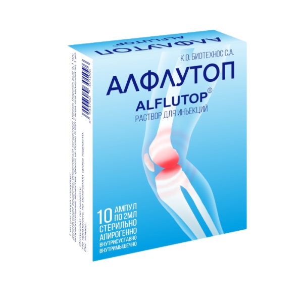 Алфлутоп раствор для инъекций 0.1мл/мл x 2мл №10 фото в интернет-аптеке "Фармсервис"