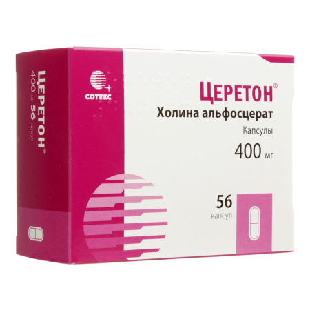Церетон капсулы 400мг №56 детальное фото в интернет-аптеке "Фармсервис"