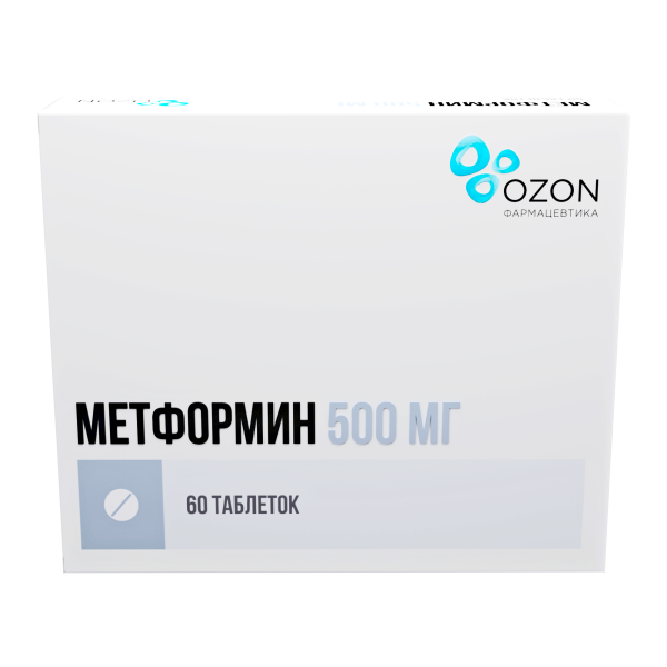 Метформин таблетки 500мг №60 фото в интернет-аптеке "Фармсервис" Метформин таблетки 500мг №60 фото в интернет-аптеке "Фармсервис"
