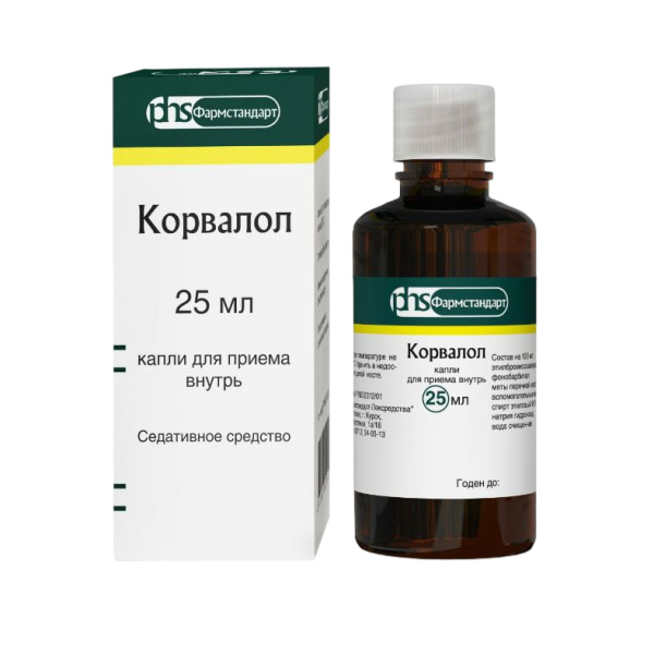 Корвалол капли для приёма внутрь 1.42мг/мл+18.26мг/мл+20мг/мл x 25мл №1 фото в интернет-аптеке "Фармсервис" Корвалол капли для приёма внутрь 1.42мг/мл+18.26мг/мл+20мг/мл x 25мл №1 фото в интернет-аптеке "Фармсервис"