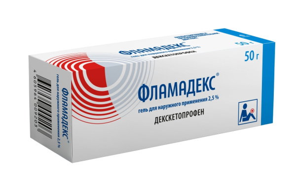 Фламадекс гель для наружного применения 2.5% x 50г №1 фото в интернет-аптеке "Фармсервис"