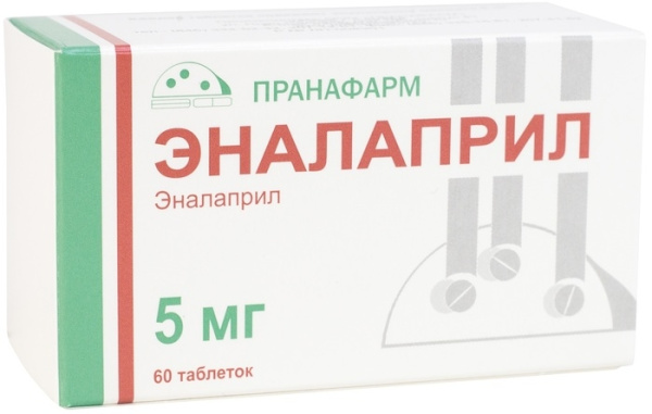 ЭНАЛАПРИЛ таблетки 5мг №60 фото в интернет-аптеке "Фармсервис" ЭНАЛАПРИЛ таблетки 5мг №60 фото в интернет-аптеке "Фармсервис"