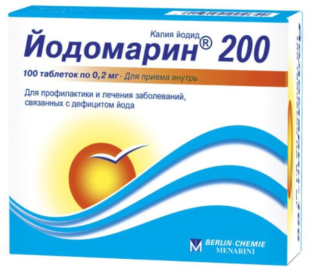 Йодомарин 200 таблетки 200мкг №100 детальное фото в интернет-аптеке "Фармсервис"