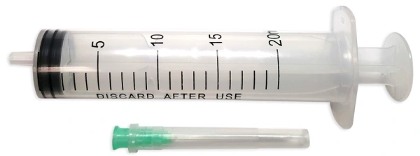 Шприц одноразовый INEKTA с иглой 20мл (3-х комп.) фото в интернет-аптеке "Фармсервис"