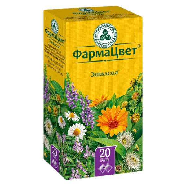 Элекасол сбор-порошок x 2г №20 фото в интернет-аптеке "Фармсервис" Элекасол сбор-порошок x 2г №20 фото в интернет-аптеке "Фармсервис"